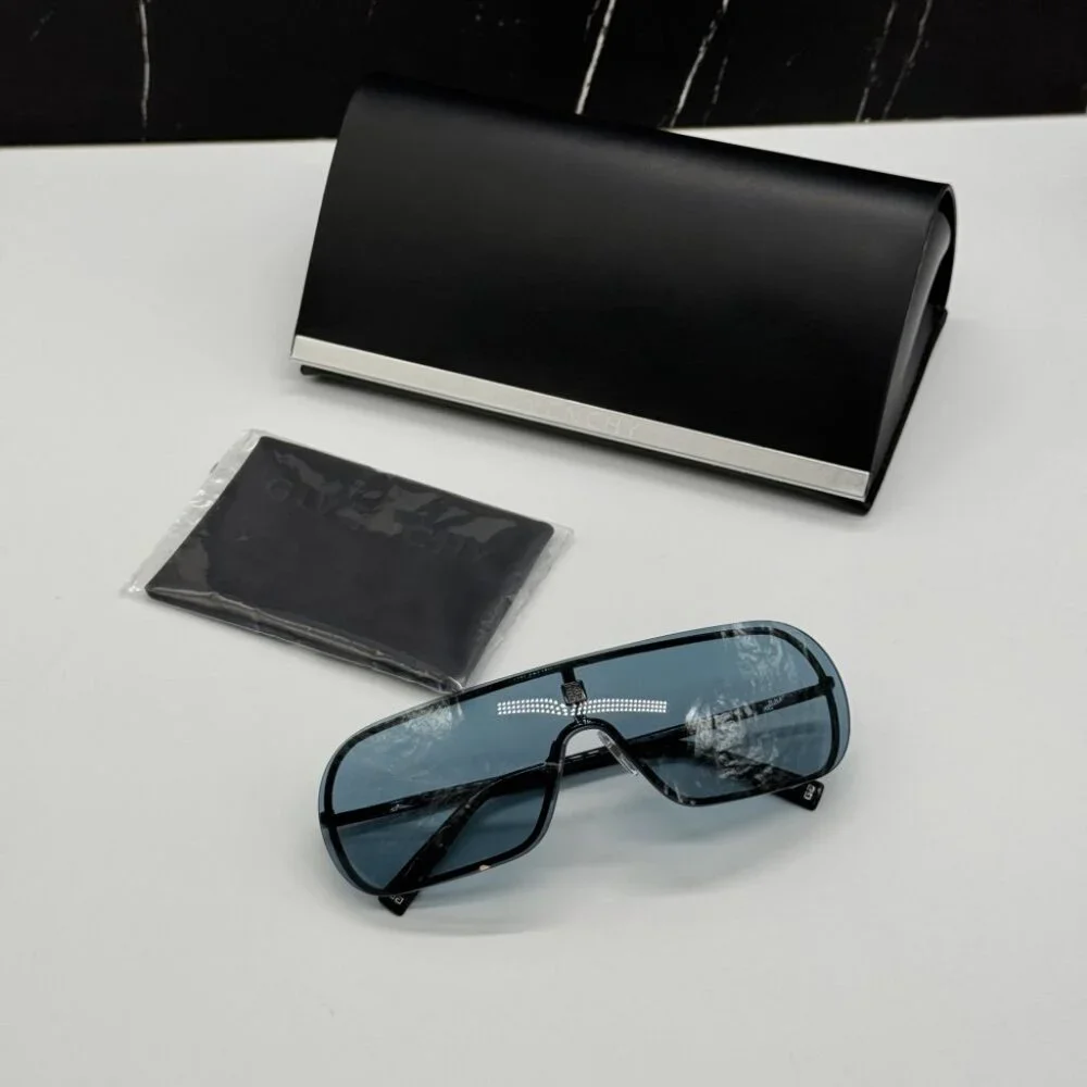 NEW GV7168/S 0MR8 KU GIVENCHY UNISEX SUNGLASSES BLUE EYEWEAR GIVENCHY